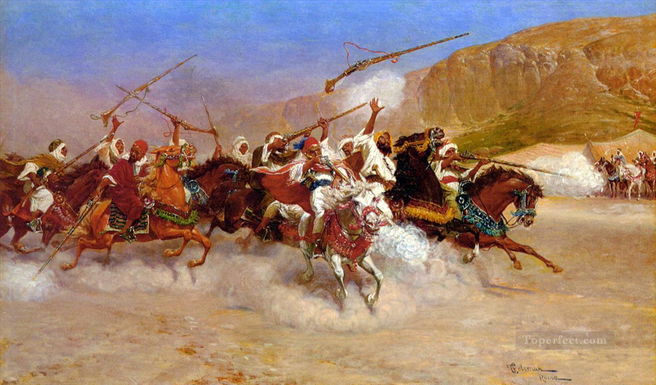 The Gallop Arabs Oil Paintings